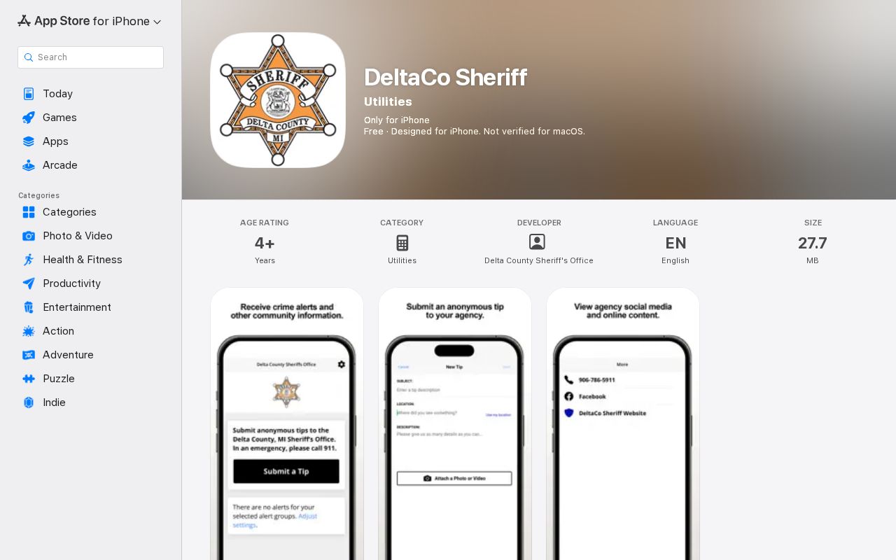Delta County Sheriff app released mugshot feature limits